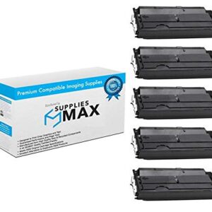 SuppliesMAX Compatible Replacement for Kyocera Mita TASKalfa 3010i/TASKalfa 3011i Black Toner Cartridge (5/PK-20000 Page Yield) (TK-7107) (TK-7109_5PK)