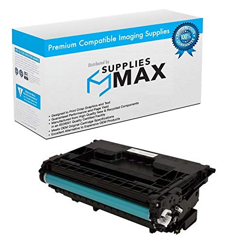 SuppliesMAX Compatible Replacement for HP LJ Enterprise M608/M609/M631/M632/M633/E60155/E62665 Series Jumbo Extra High Yield Toner Cartridge (50000 Page Yield) (NO. 37Y) (CF237YCJ)