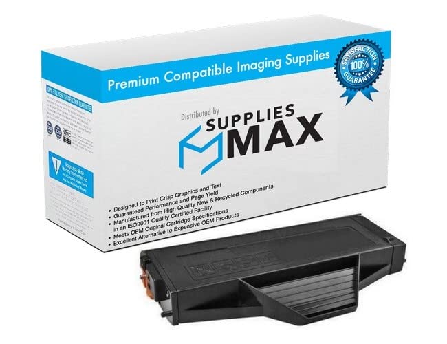 SuppliesMAX Compatible Replacement for Panasonic KX-MB1500/KX-MB1507/KX-MB1520/KX-MB1530 Black Toner Cartridge (2500 Page Yield) (KX-FAT407)