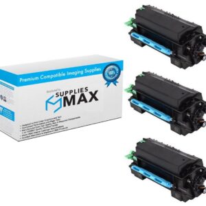 SuppliesMAX Compatible Replacement for Ricoh IM-350F Toner Cartridge (3/PK-14000 Page Yield) (Type IM-350) (418133_3PK)