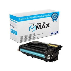 suppliesmax compatible replacement for 02213715 micr toner cartridge (11000 page yield) - replacement to hp cf237a / troy 02-82040-001