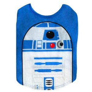 star wars dog shirts - officially licensed collectible star wars dog shirt lightweight and breathable dog clothes- r2d2 dog t shirt, large