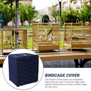 ULTECHNOVO Bird Cage Cover, Large Bird Cage Cover Thicken Parrot Cage Protector Night Bird Cage Cloth Cover Pet Outdoor Family