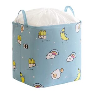 luyanhapy9 blanket storage bag sealed well -proof space saving quilt storage bag for dorm blue xl