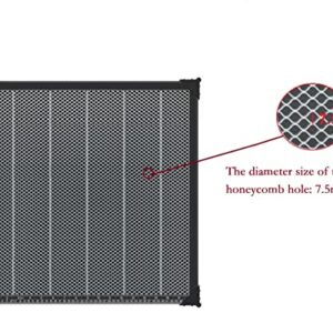 Honeycomb Laser Bed 19.7 x 19.7 x 0.8 Inch Honeycomb Working Table for Laser Engraver Cutting Machine, Honeycomb Working Panel with Aluminum Plate