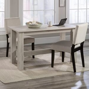 Sauder Boone Mountain Kitchen/Dining Room Table, Chalked Chestnut Finish