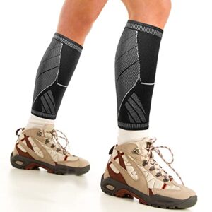 calf compression sleeve men-2 pack shin splint compression sleeve - lower leg compression sleeve for basketball football running varicose vein