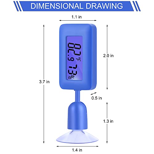 Reptile Thermometer,Reptile Thermometer and Humidity Gauge,Digital Reptile Thermometer and Hygrometer,