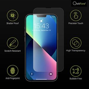 Qwikfone Glass Screen Protector for iPhone 11/ iPhone XR [3-Pack] [99.99% HD Clear] [Easy Installation Frame] [9H Hardness] [Full Coverage] [Bubble Free][ Anti-Scratch][ Anti-Fingerprint] for Apple 6.1'' - Screen Protector for iPhone XR & iPhone 11