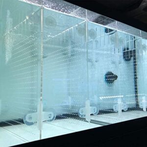 acrylic aquarium divider kit 5.5 /10 / 20l / 20h / 29 / 40b / 55 / 75 / 125gal fish tank with suction cups