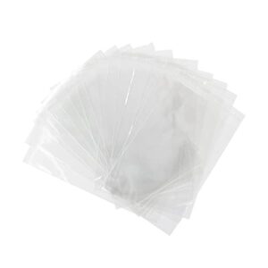 200ct - 6x9 self sealing opp cello bags, 1.4 mils thick, adhesive strip, safe for baked treats, party souvenirs, documents & more