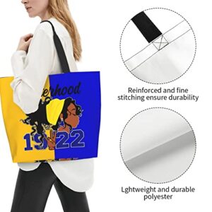 LMGSX Sigma Gamma Rho Tote bag handbag shopping office commuter shopping solid fashion sense One Size