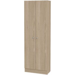 rst brands lindon engineered wood modern pantry storage cabinet - oak