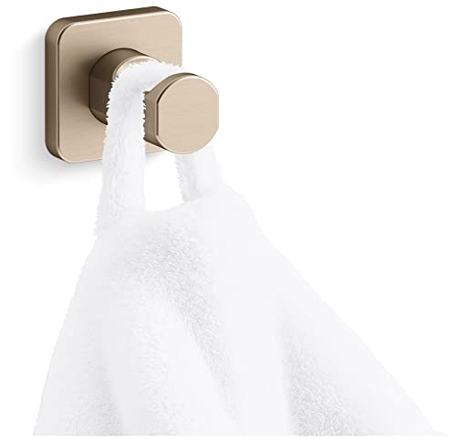 Kohler 23529-2MB Parallel Robe Hook, Vibrant Brushed Moderne Brass