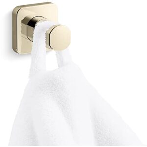 Kohler 23529-2MB Parallel Robe Hook, Vibrant Brushed Moderne Brass