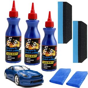 tyghbn ultimate paint restorer 80ml- car scratch remover for deep scratches, f1-cc car scratch remover for vehicles paint scratch repair agent (3 set)