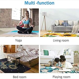 Contemporay White Irregular Shapes Area Rug for Living Room Boho Chic Soft Girls Nursery Bedroom Dining Room Floor Decor Luxury Ultra Home Office Carpet Durable Kirchen Runner Rug 5x7