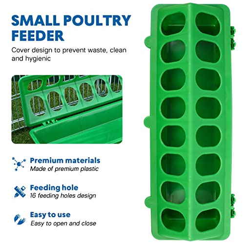 Dispenser Pigeon Dish 3pcs Bird Feeder Trough Pigeon Feeding Dish Quail Feeder Trough Food for Breeding Farming (Assorted Color) Small Feeder Poultry