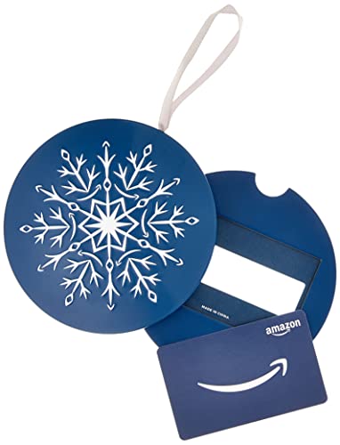 Amazon.com Gift Card for any amount in a Snowflake Ornament Tin