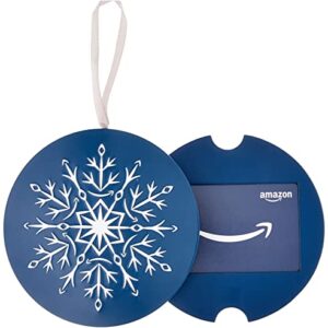 Amazon.com Gift Card for any amount in a Snowflake Ornament Tin