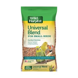wild harvest universal blend for small birds, 10 lb bag, fortified nutrition (p-99284)
