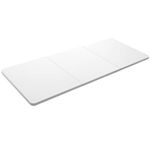 vivo universal 71 x 30 inch table top for standard and sit to stand height adjustable home and office desk frames, white desktop, desk-top72-30w
