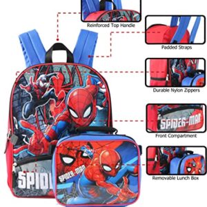 Marvel Spiderman Backpack with Lunch Bag One Size