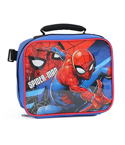 Marvel Spiderman Backpack with Lunch Bag One Size