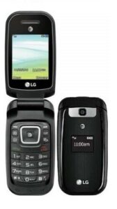 lg b470 - black - (at&t) flip phone gsm unlocked t-mobile must read