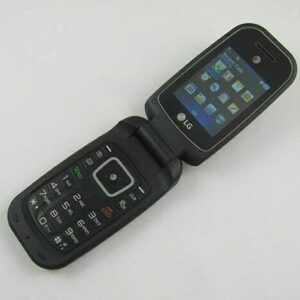 LG B470 - Black - (AT&T) Flip Phone GSM Unlocked T-Mobile Must Read