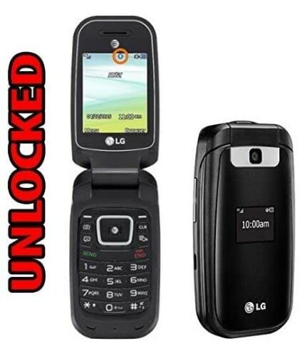 LG B470 - Black - (AT&T) Flip Phone GSM Unlocked T-Mobile Must Read