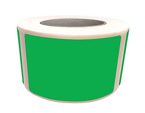 Royal Green 2x1.2 inch File Folder Labels Office Supplies 50mmx31mm Rectangle Stickers in Green - 250 Pack