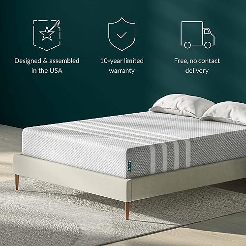 Leesa Original Hybrid 11" Mattress, King, Premium Cooling Foam and Pocket Springs/CertiPUR-US Certified / 100-Night Trial ,Grey