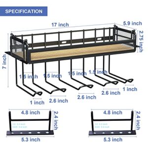 Power Tool Organizer Drill Holder Wall Mount Cordless Drill Storage with 2 Screwdriver Holder, Heavy Duty Tool Organizers And Storage, Tool Garage Organization Tool Rack,Father's Day Gifts