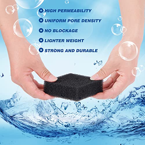 Bylion 6 Pack Aquarium Cleaner for Glass Walls, Aquarium Scrubber Aquarium Cleaner Aquarium Hand Held Scraper Pad Fish Tank Cleaning Tools for Glass Walls Turtle & Fish Tank
