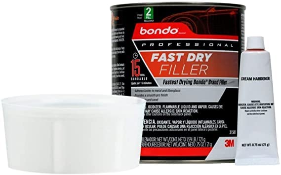 Bondo 3M Professional Fast Dry Filler (Quart)