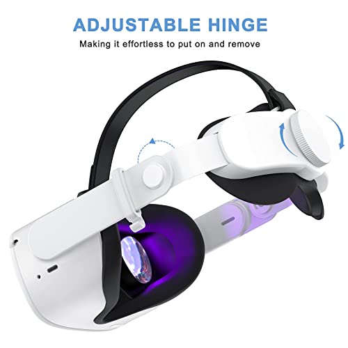 SUPERUS Head Strap & Lens Cover Compatible with Oculus/Meta Quest 2 Accessories