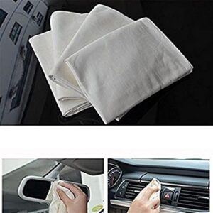 Winwinfly Chamois Drying Cloth Car Drying Towel Real Leather Super Absorbent Fast Drying Natural Chamois Car Wash Cloth Accessory