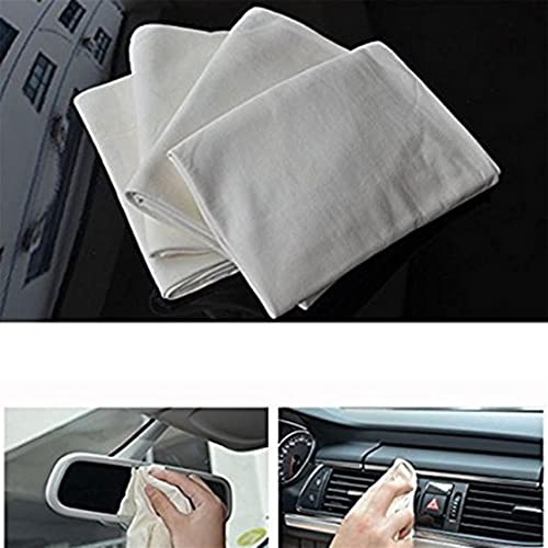 Winwinfly Chamois Drying Cloth Car Drying Towel Real Leather Super Absorbent Fast Drying Natural Chamois Car Wash Cloth Accessory