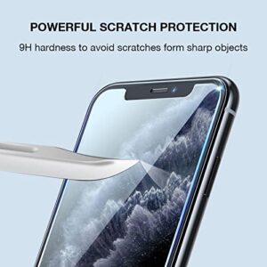 KKM [3 Pack] Screen Protector Compatible for iPhone 11 Pro Max/iPhone XS Max 6.5-inch, HD Tempered Glass Screen Protector, Easy Installation, Anti Scratch, Work with Most Case