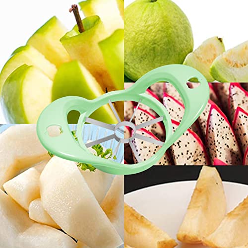 Apple Cutter, Apple Slicer 12-Blade Stainless Steel Apple Slicer And Corer, Sturdy And Sharp