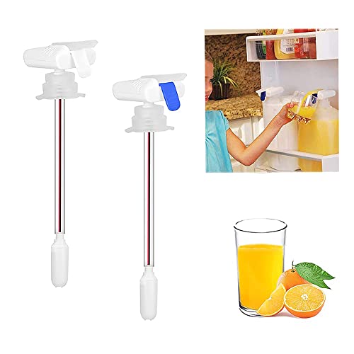 2 Pcs Automatic Drink Dispenser,Milk Dispenser for Fridge Gallon,Can Prevent Milk and Beverages From Overflowing, Dispenser for Party Wedding Decoration,Outdoor, Home, Kitchen.