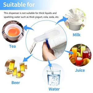 2 Pcs Automatic Drink Dispenser,Milk Dispenser for Fridge Gallon,Can Prevent Milk and Beverages From Overflowing, Dispenser for Party Wedding Decoration,Outdoor, Home, Kitchen.