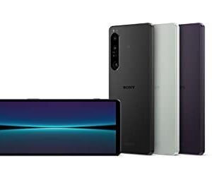 Sony Xperia 1 IV XQ-CT72 5G Dual 256GB 12GB RAM Factory Unlocked (GSM Only | No CDMA - not Compatible with Verizon/Sprint) – Purple