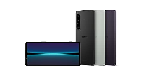 Sony Xperia 1 IV XQ-CT72 5G Dual 256GB 12GB RAM Factory Unlocked (GSM Only | No CDMA - not Compatible with Verizon/Sprint) – Purple