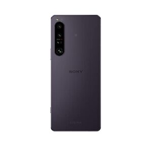 Sony Xperia 1 IV XQ-CT72 5G Dual 256GB 12GB RAM Factory Unlocked (GSM Only | No CDMA - not Compatible with Verizon/Sprint) – Purple