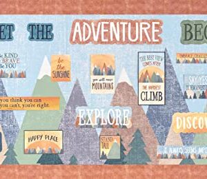 Teacher Created Resources Moving Mountains Terra Cotta Straight Border Trim