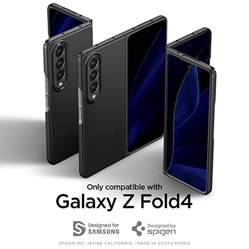 Spigen Air Skin Lightweight Silicone Case for Samsung Galaxy Z Fold 4 (2022) - Black