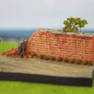 Miniature Vegetation Landscape Bushy Shrubs Tuft with Model Bases War Game DIY Terrain Scenery (F)