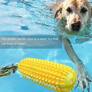 PunkyKom Dog Chew Toys, Puppy Toothbrush for Cleaning Teeth,Dog Squeak/Non-Squeak Toys Interactive Corn Toys, Dog Toys Aggressive Chewers for Small/Medium/Large Dog.